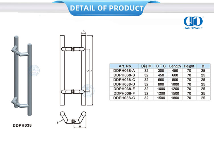 Double Sided pull handle