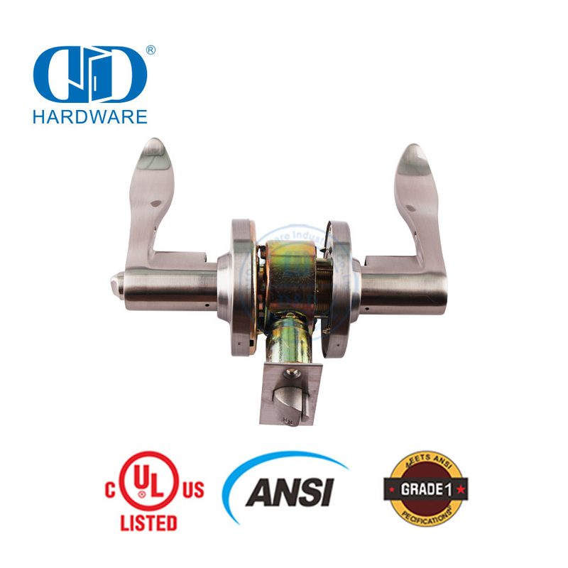 ANSI 3 Hours List UL Fireproof High Safety Exquisite Lock Core Anti-pry Lockable Lock For Exterior Internal Door Lockset-DDLK010
