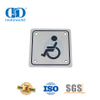 Square Type Sign Plate Stainless Steel Disable Sign Plate Bathroom Toilet Sign Plate For The Disabled-DDSP001-Disabled