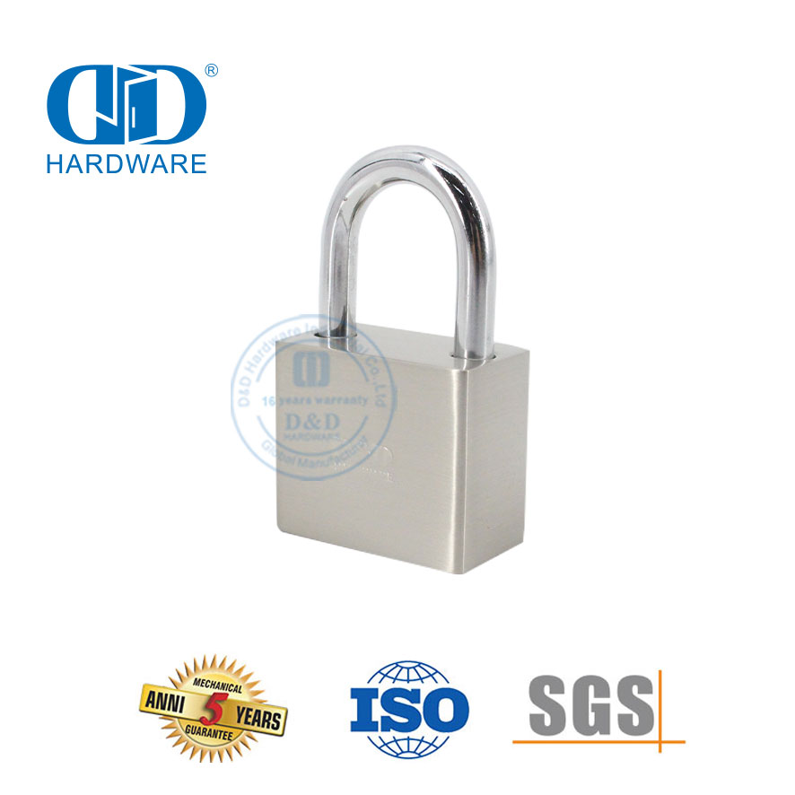 Anti-Theft SUS304 Portable Waterproof Uncuttable Commercial Hardware Suitcase Bedroom Outdoor Lock Padlock-DDPL001-35mm