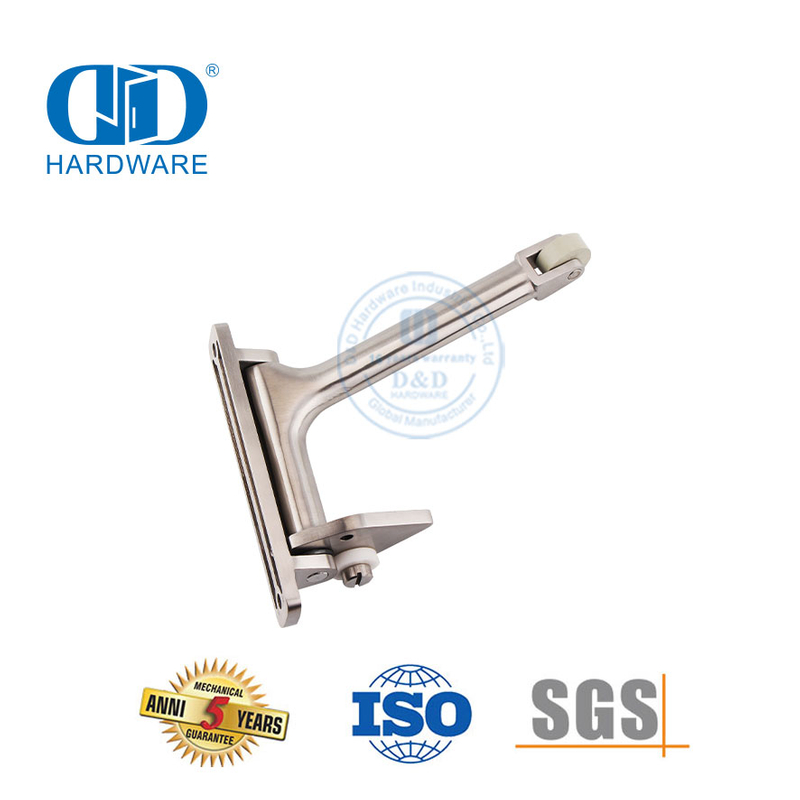 Stainless Steel Available Fireproof Heavy Duty Hardware Non-handed Reversible Gravity Door Selector Door Coordinator For Hollow Metal Door-DDDR001-7 Inch