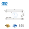 High Quality Stainless Steel UL Fire Rated Heavy Duty Non-handed Smoothly Selector Door Coordinator For Timber Metal Door-DDDR002-B