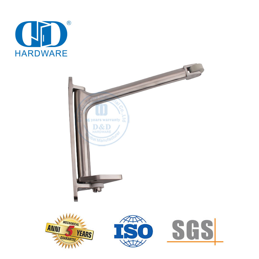 Stainless Steel UL Fireproof Heavy Duty Concealed Public Buildings Hardware Selector Door Coordinator For Wooden Metal Door-DDDR001-9 Inch