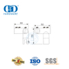 Stainless Steel Top Marine Hardware Folding Swivel Connector Fittings Glass Panel Bracket Connector-DDSC040