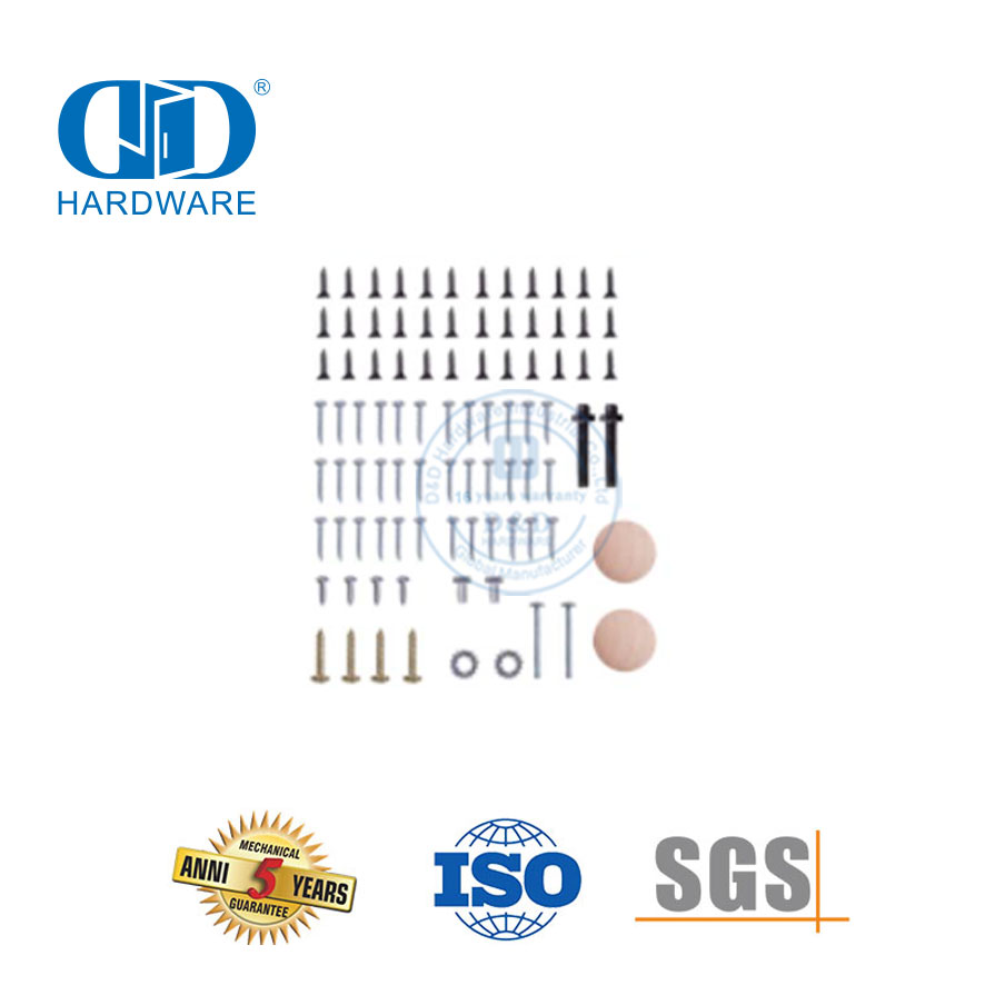 High Quality Stainless Steel Sliding Bi-Folding Door Kit Door System Hardware Bypass Barn Door Hardware-DDBD071