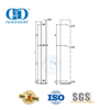 Stainless Steel Office Front Glass Door Accessories Round Tube Glass Door Pull Handle with Lock-DDPH040