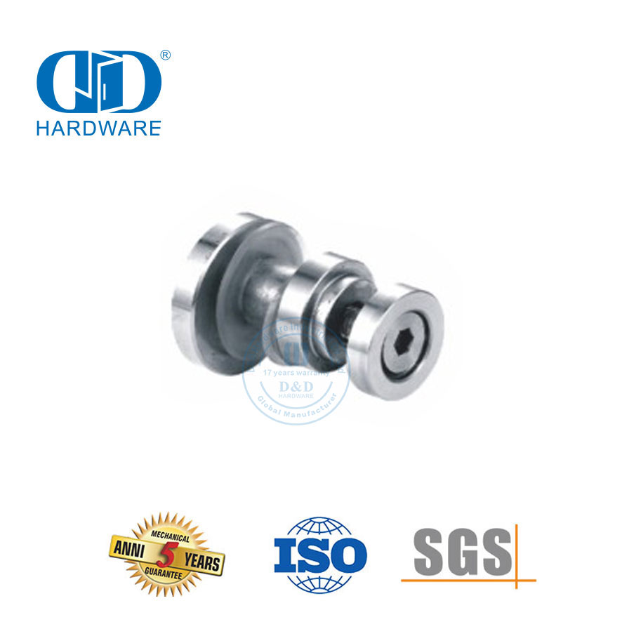 Stainless Steel Shower Sliding Door Hardware Fittings Glass Fittings Sliding Door Hardware Arrester-DDSL002-2