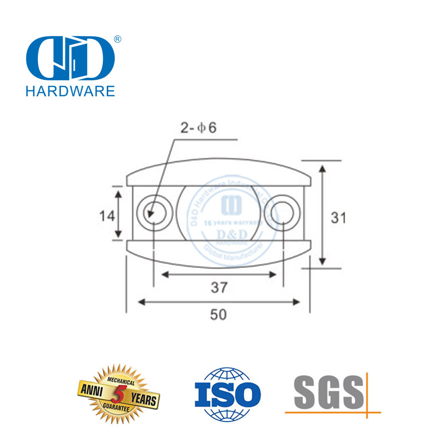 Sliding Door Guide Stainless Steel Sliding Glass Door Fitting Shower Door Roller Furniture Accessories For Bathroom Restroom-DDGS128