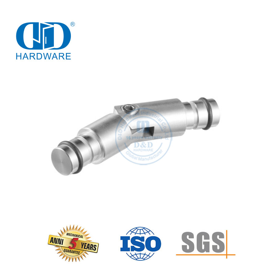 Tube Corner Insert Stainless Steel Glass Accessories Door Hardware Glass Door Fitting For Lavatory Bathroom-DDGS130