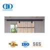 Stainless Steel Heavy Duty Single Track Bypass Big Spoke Wheel Sliding Barn Door Hardware Bypass Barn Door Hardware-DDBD037