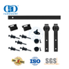 Stainless Steel Cabinet Kit Accessories Track Set Carbon Sliding Barn Wood Single Door Roller Hardware For Interior Door-DDBD001