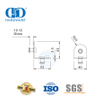 Stainless Steel Restroom Accessories Shower Hinge Connector Glass Wall Corner Clip Fitting Connector-DDWC001