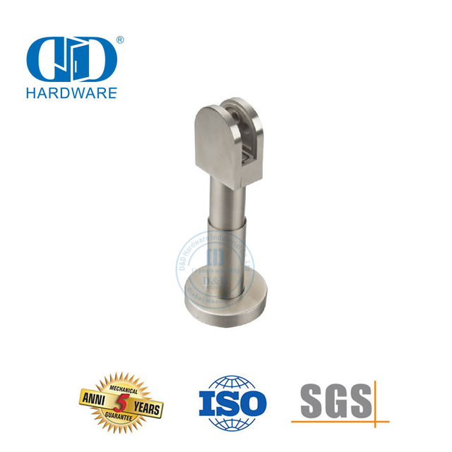 Stainless Steel Hardware Accessory Chrome Shower Glass Clip Patch Fitting Glass Connector Bottom Clamp For Restroom-DDWC004