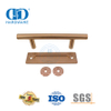 Stainless Steel Rose Gold Double Sided Push Pull Barn Door Handle Furniture Finger Pull Door Handle-DDBD102 SRG