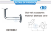 Support Bracket Stainless Steel Stair Rail Accessories Glass Door Hardware Handrail Bracket-DDHB002
