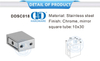 Stainless Steel Bathroom Glass Door Accessory Commercial Shower Cubicles Glass Door Connector-DDSC018