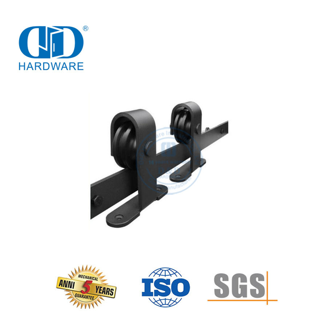 Stainless steel Heavy Duty Barn Door Hardware Bi-folding Barn Door Hardware Track Kit-DDBD005