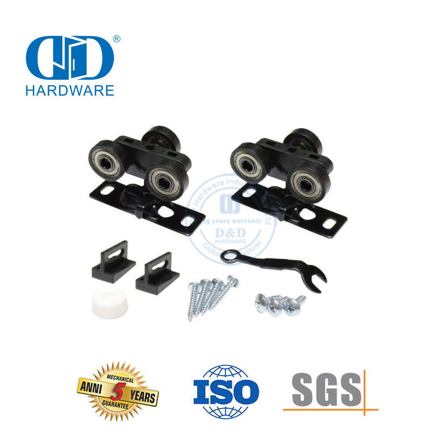 Stainless Steel Durable Barn Door Hardware Durable Track Wheel Roller Door Accessories Apartment Hotel Door Hardware-DDBD054