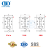 Stainless Steel Round Corner Door Hinge