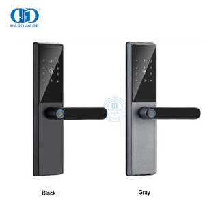 Wifi App Home Inteligente Biometric Fingerprint Scanner Door Handle Smart Locks For Front Door -DDDL006