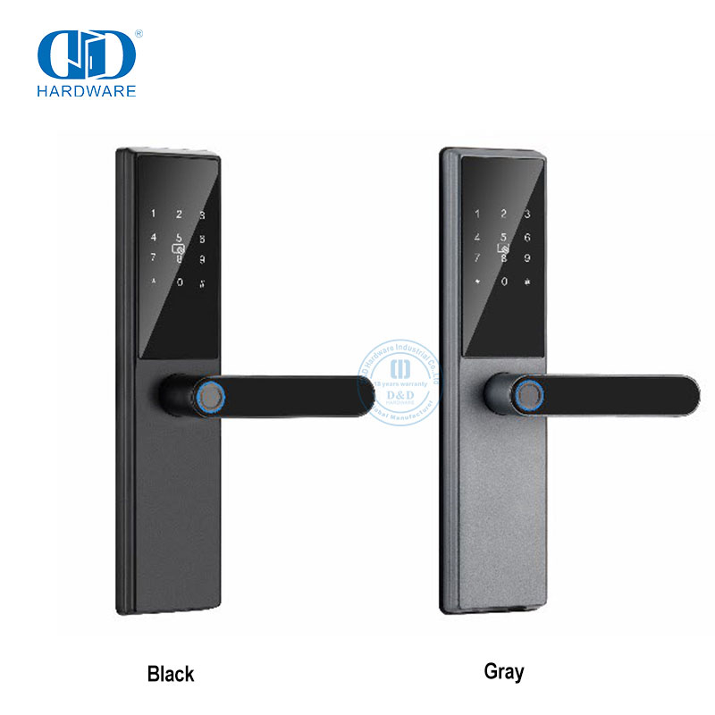 Wifi App Home Inteligente Biometric Fingerprint Scanner Door Handle Smart Locks For Front Door -DDDL006