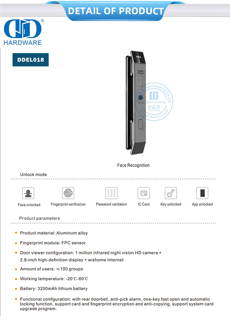 smart keypad door lock