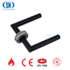 Mortise Door Lock Accessories EN 1906 Matt Black Entrance Door Handle-DDTH003-MB
