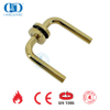 Polished Brass Mirror Golden EN 1906 Tubular Type Door Handle-DDTH002-PB