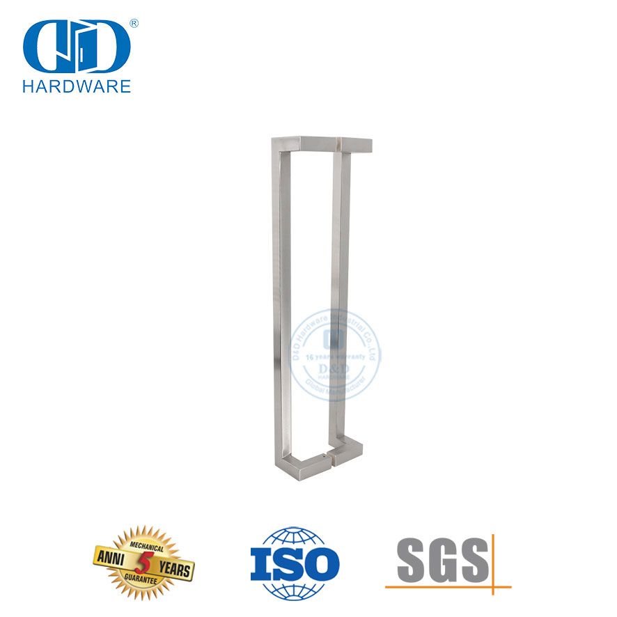 Modern Contemporary Stainless Steel Bar Handle for Glass Entry Door-DDPH011