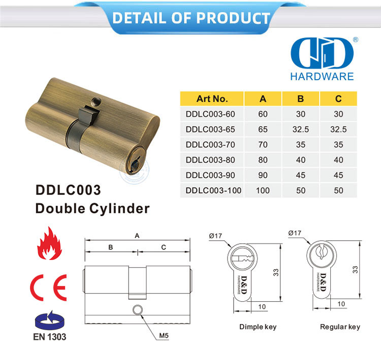 Mortise Lock Double Cylinder
