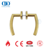 Stainless Steel Satin Brass Commercial External Door Lever Handles-DDTH011-SB