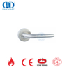 Modern House Decoration EN 1906 Hardware Silver Hollow Lever Handles-DDTH004-SSS