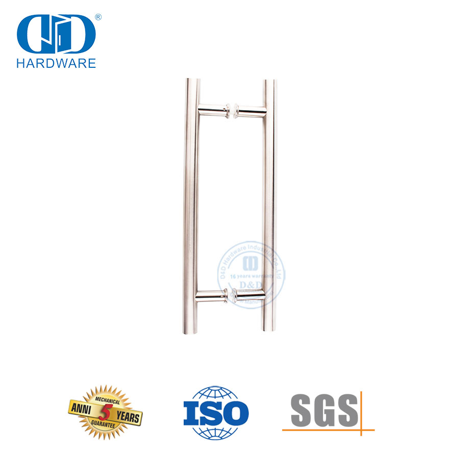 China Professional Supplier Stainless Steel Glass Door Pull Handle for Entrance Doors-DDPH001-D-SSS