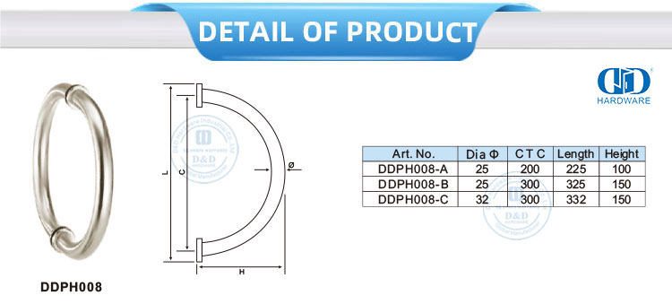Circular Shape Pull Handle