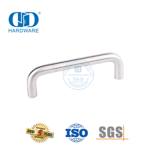 Wholesale Modern Furniture Hardware Square Stainless Steel Kitchen Cabinet Drawer Pull Handle-DDFH003