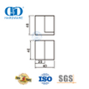 Stainless Steel Glass Bathroom Rubber Door Draft Stop Stopper -DDDS045