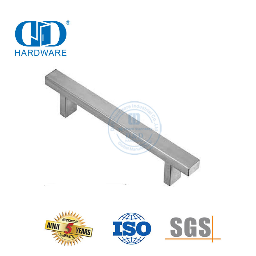 Temax Modern T-bar Stainless Steel Luxury Modern Furniture Cabinet Interior Door pulls-DDFH020