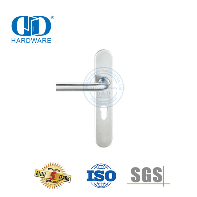 Office Used Lock Stainless Steel 304 Oval Door Plate Lever Handle -DDTP003