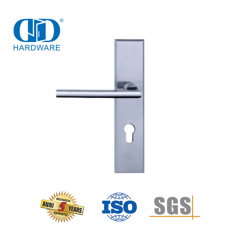 SUS304 High Quality Modern Lever Handle with Plate for Office Door-DDLP001