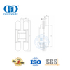 Architectural Hardware Fittings Zinc Alloy Concealed Hidden Heavy Duty Smoothly Adjusting 180 Degree Residential Metal Wooden Door Hinge-DDCH008-G80