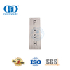 Stainless Steel Square Type Sign Plate Push Plate Bathroom Washroom Toilet Door Signature Plate-DDSP004