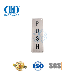 Stainless Steel Square Type Sign Plate Push Plate Bathroom Washroom Toilet Door Signature Plate-DDSP004
