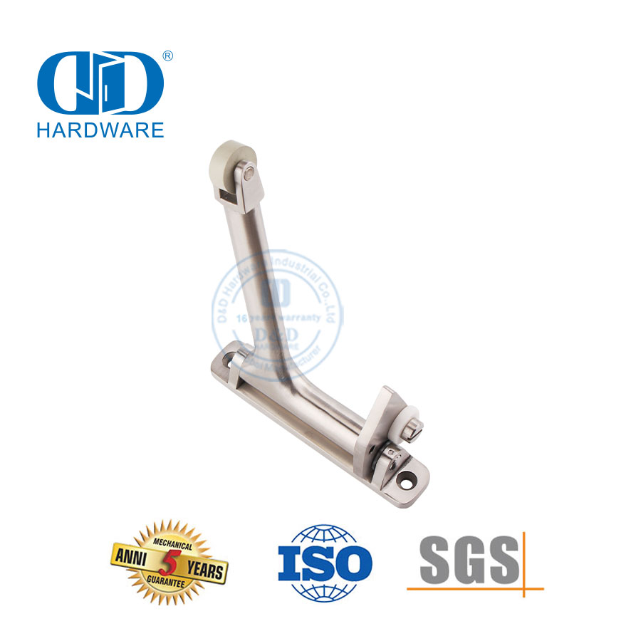 Stainless Steel Available Fireproof Heavy Duty Hardware Non-handed Reversible Gravity Door Selector Door Coordinator For Hollow Metal Door-DDDR001-7 Inch