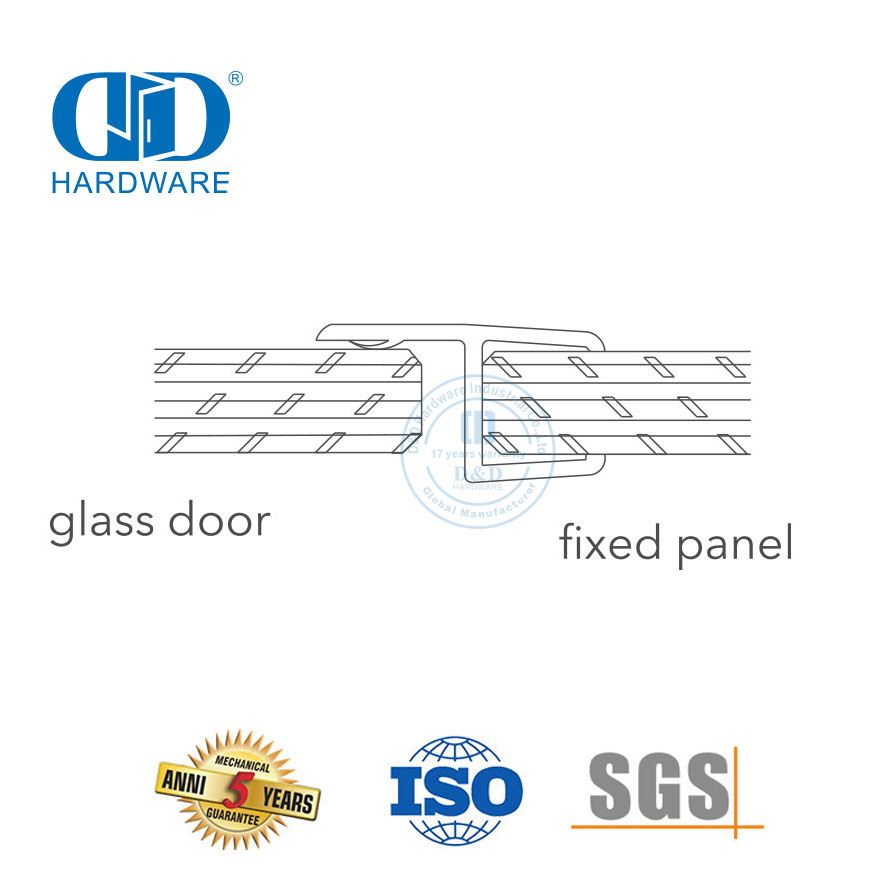 Household Glass Door Accessory Waterproof Silicone Rubber Seal Strip Magnetic Seal Strip-DDWS009