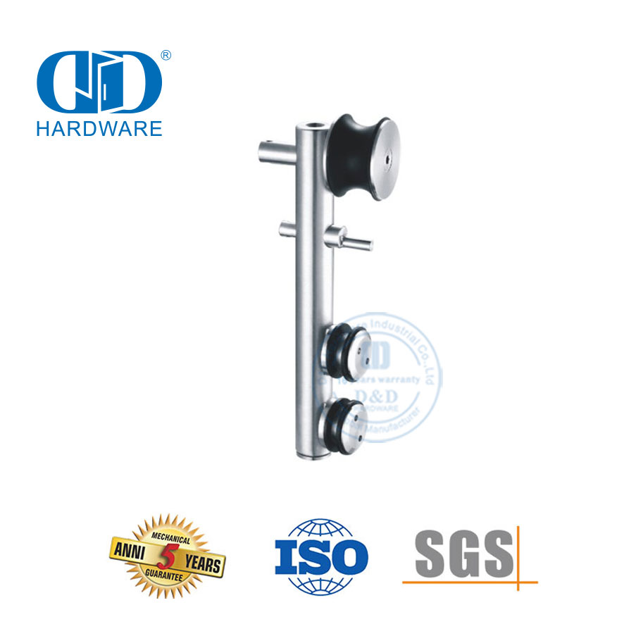 Hardware Supplier Stainless Steel Glass Hardware Bathroom Accessories Sliding Door Hanging Roller For Bathroom-DDGS103