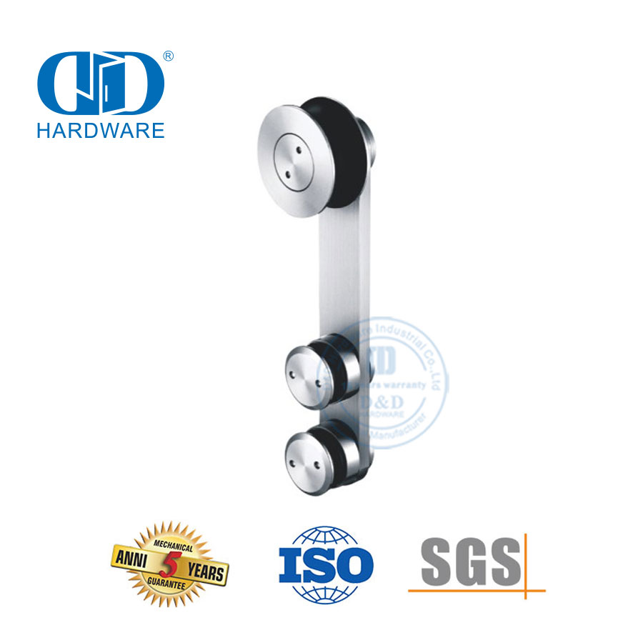 Factory Stainless Steel Shower Door Roller Sliding Door Hardware Glass Hardware For Bathroom-DDGS101