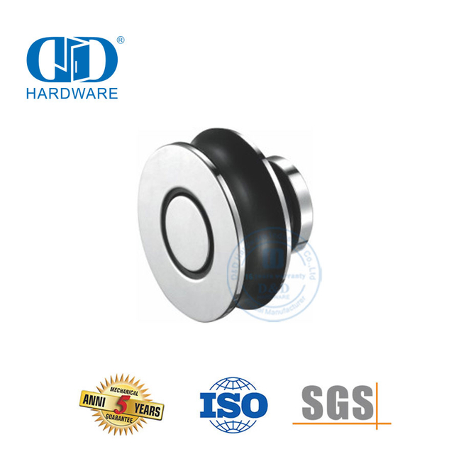 Stainless Steel Sliding Door Hardware Building Hardware Door Hardware Glass Fitting For Bathroom Door-DDGS108