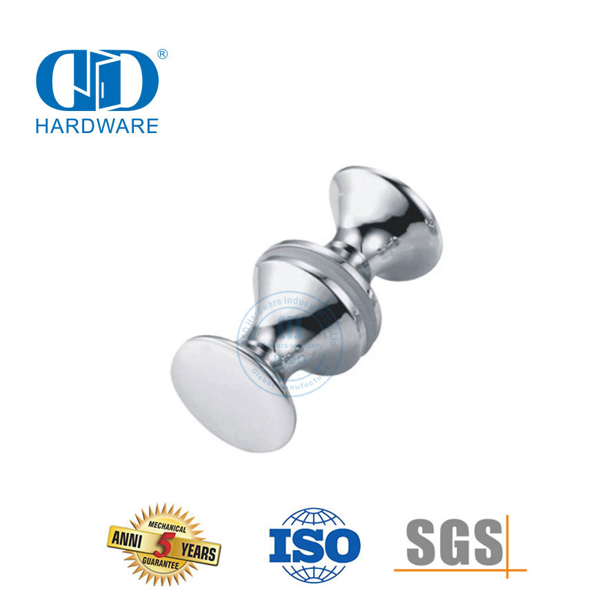 Furniture Accessories Glass Door Knob Glass Handle Shower Room Sliding Glass Shower Door Knobs-DDSK012