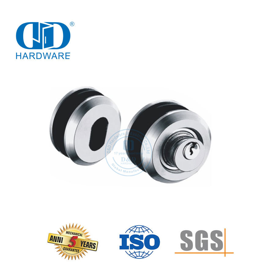 Glass Sliding Door Hardware Glass Hardware Aluminium Stainless Steel Sliding Door Lock and Keep-DDSK013