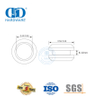 Fashion Design Mirror Satin Finish Glass Sliding Door Hardware Cupped Handle Glass Sliding Door Lock-DDSK014